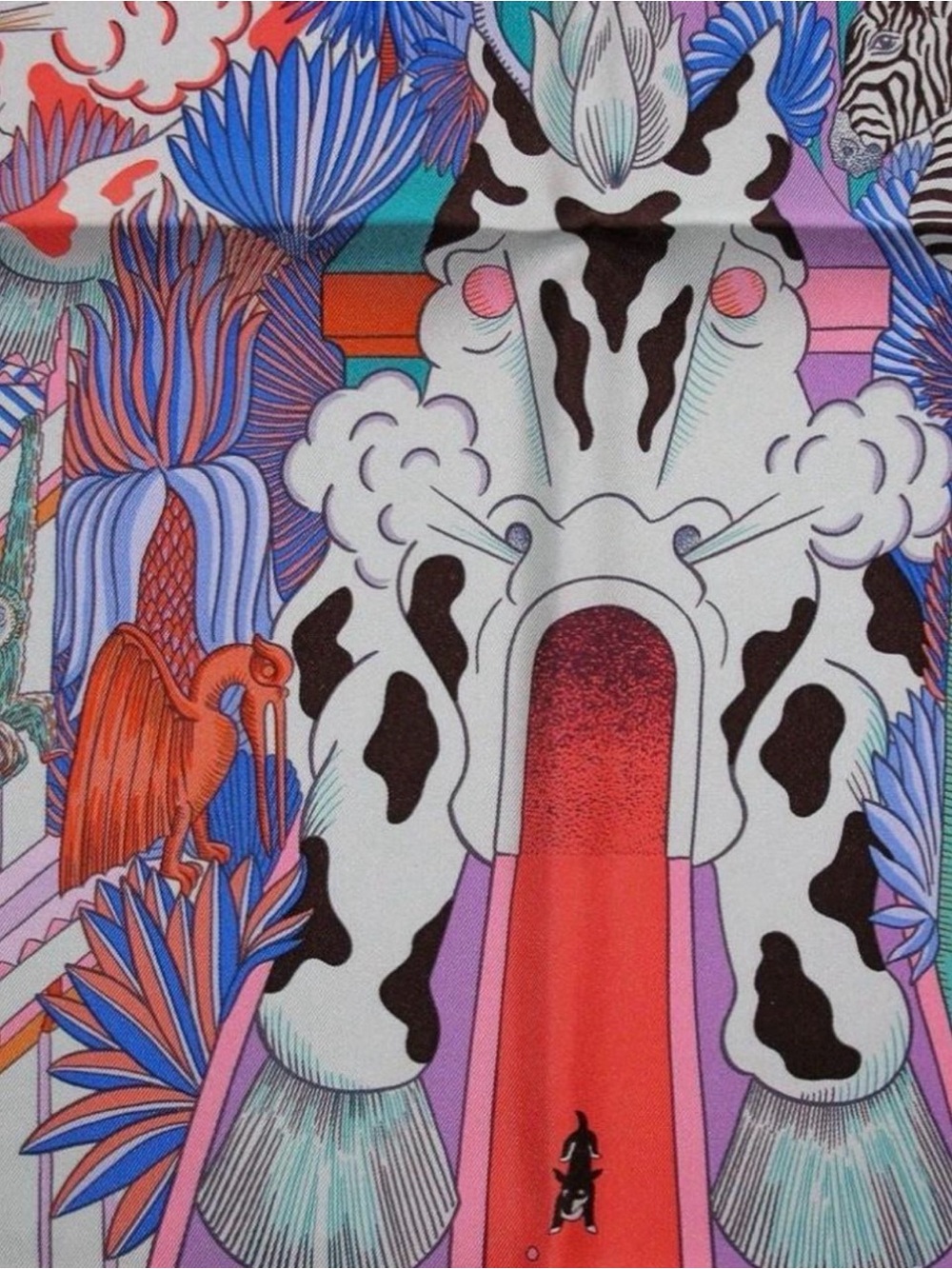 Hermes Animapolis Silk Scarf 2019 90cm by Jan Bajtlik - Picture 4 of 7